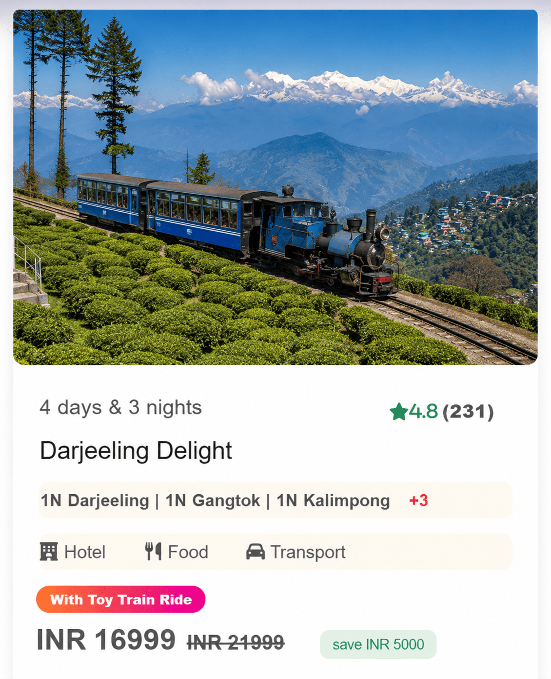 darjeeling pack